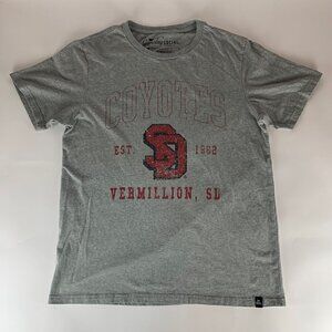South Dakota Coyotes NCAA Gray Gameday Social Short Sleeve Shirt Mens Large